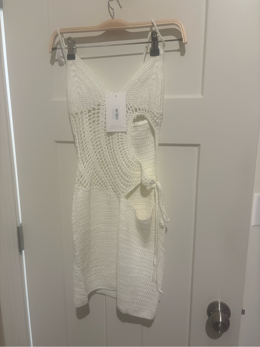 Outcast LORAH MINI DRESS WHITE Small/ Medium NWT - Picture 2 of 5